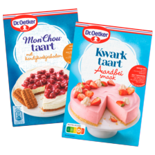 Dr. Oetker kwark- of monchoutaart